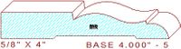 Baseboard 4" - 105 Baseboard 4" - 105
