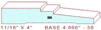 Baseboard 4" - 50 Baseboard 4" - 50