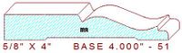 Baseboard 4" - 51 Baseboard 4" - 51