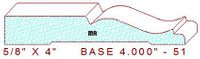 Baseboard 4" - 51