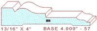 Baseboard 4" - 57