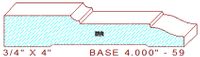 Baseboard 4" - 59 Baseboard 4" - 59