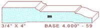 Baseboard 4" - 59