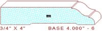 Baseboard 4" - 6 Baseboard 4" - 6