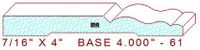 Baseboard 4" - 61