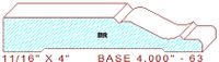 Baseboard 4" - 63 Baseboard 4" - 63