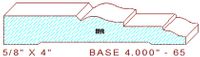 Baseboard 4" - 65 Baseboard 4" - 65