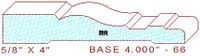 Baseboard 4" - 66 Baseboard 4" - 66