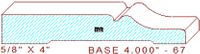Baseboard 4" - 67 Baseboard 4" - 67