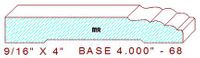 Baseboard 4" - 68 Baseboard 4" - 68