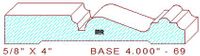 Baseboard 4" - 69 Baseboard 4" - 69