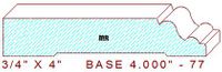 Baseboard 4" - 77