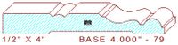Baseboard 4" - 79 Baseboard 4" - 79