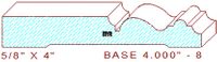 Baseboard 4" - 8 Baseboard 4" - 8