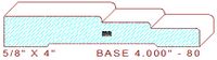 Baseboard 4" - 80 Baseboard 4" - 80