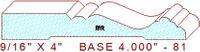 Baseboard 4" - 81 Baseboard 4" - 81
