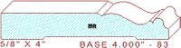Baseboard 4" - 83 Baseboard 4" - 83