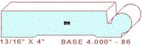Baseboard 4" - 86 Baseboard 4" - 86
