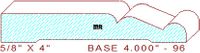 Baseboard 4" - 96 Baseboard 4" - 96