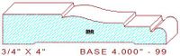 Baseboard 4" - 99 Baseboard 4" - 99