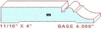 Baseboard 4" Baseboard 4"