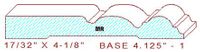 Baseboard 4-1/8" - 1 Baseboard 4-1/8" - 1