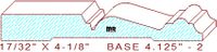 Baseboard 4-1/8" - 2 Baseboard 4-1/8" - 2