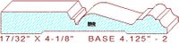 Baseboard 4-1/8" - 2