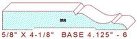 Baseboard 4-1/8" - 6 Baseboard 4-1/8" - 6