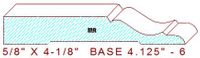 Baseboard 4-1/8" - 6