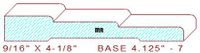 Baseboard 4-1/8" - 7 Baseboard 4-1/8" - 7
