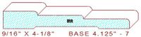 Baseboard 4-1/8" - 7