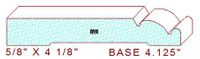 Baseboard 4-1/8" Baseboard 4-1/8"