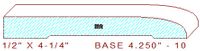 Baseboard 4-1/4" - 10 Baseboard 4-1/4" - 10