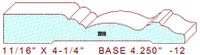 Baseboard 4-1/4" - 12 Baseboard 4-1/4" - 12