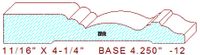 Baseboard 4-1/4" - 12