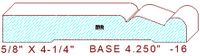 Baseboard 4-1/4" - 16 Baseboard 4-1/4" - 16
