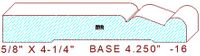 Baseboard 4-1/4" - 16