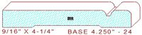 Baseboard 4-1/4" - 24 Baseboard 4-1/4" - 24