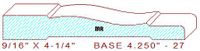 Baseboard 4-1/4" - 27 Baseboard 4-1/4" - 27