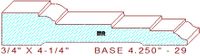 Baseboard 4-1/4" - 29 Baseboard 4-1/4" - 29