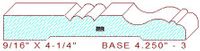 Baseboard 4-1/4" - 3 Baseboard 4-1/4" - 3