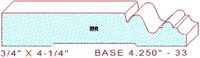 Baseboard 4-1/4" - 33 Baseboard 4-1/4" - 33