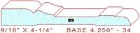 Baseboard 4-1/4" - 34 Baseboard 4-1/4" - 34