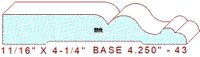 Baseboard 4-1/4" - 43