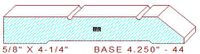 Baseboard 4-1/4" - 44