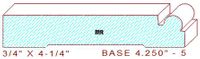 Baseboard 4-1/4" - 5 Baseboard 4-1/4" - 5