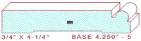 Baseboard 4-1/4" - 5 