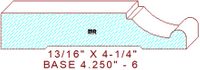 Baseboard 4-1/4" - 6 Baseboard 4-1/4" - 6