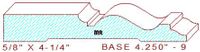 Baseboard 4-1/4" - 9 Baseboard 4-1/4" - 9